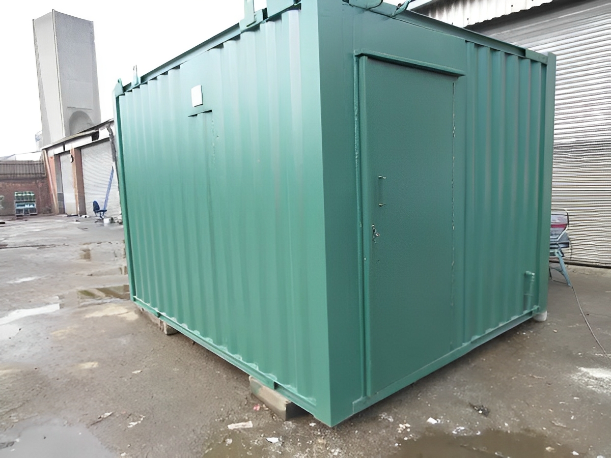 2+1 steel toilet cabin 12ft x 9ft