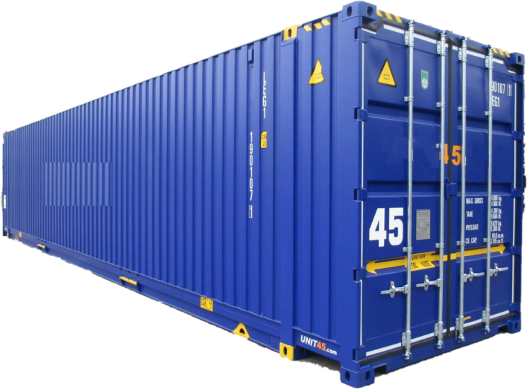 45ft high cube pallet wide shipping container's for sale