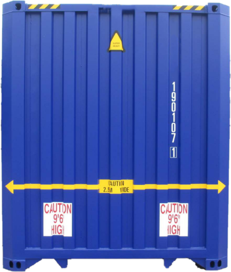 45ft high cube pallet wide shipping container's for sale