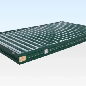 4m x 2.1m powder coated flat packed store
