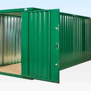 8m x 2.1m end linked flat packed container
