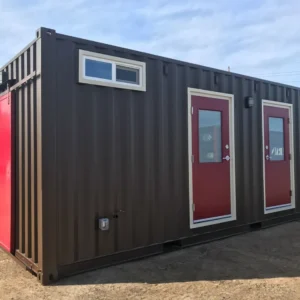 shipping container restroom (conex portable bathroom)