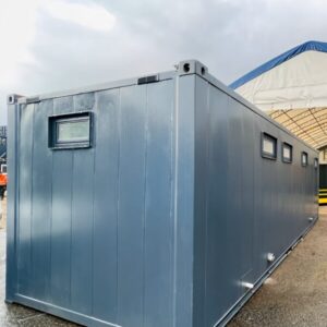 toilet block + shower 24 x 9 ft | 4 + 1 toilet | separate shower room